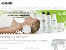 Tablet Screenshot of essentiq-cosmetics.com
